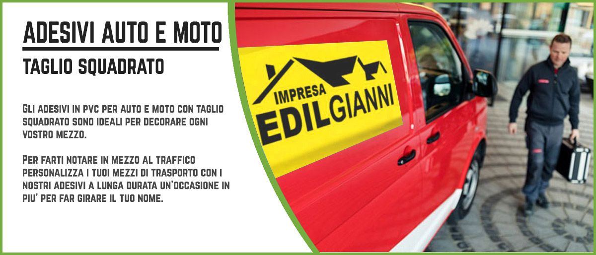 Stampa PVC adesivo fino 3/5 anni - Printa